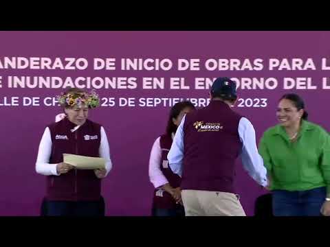 EN VIVO | Banderazo e Inicio de Obras para Prevención de Inundaciones en entorno Lago Tláhuac-Xico