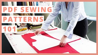 How To Buy, Download, Print, and Assemble PDF Sewing Patterns | Pattern Scout Patterns