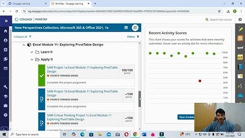 Sam Project 1b Excel Module 11 Exploring Pivot Table Design