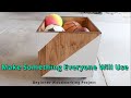 Make Something Everyone Will Use With A 1x24x48 Project Board | Beginner Woodworking Project