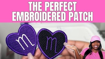 How to make The PERFECT Embroidery Patch | Ricoma EM-1010