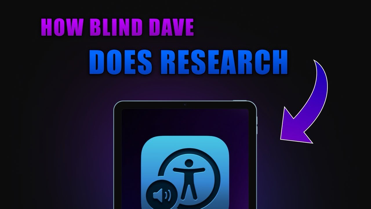 How do blind people use every day technology youtube