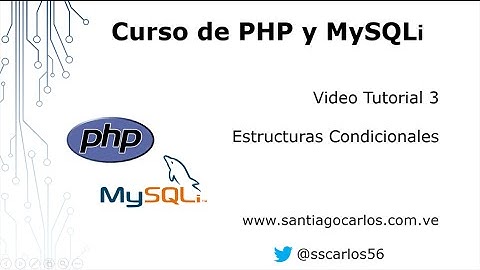 Video Tutorial 3 Curso de PHP Estructurado y MySQLi