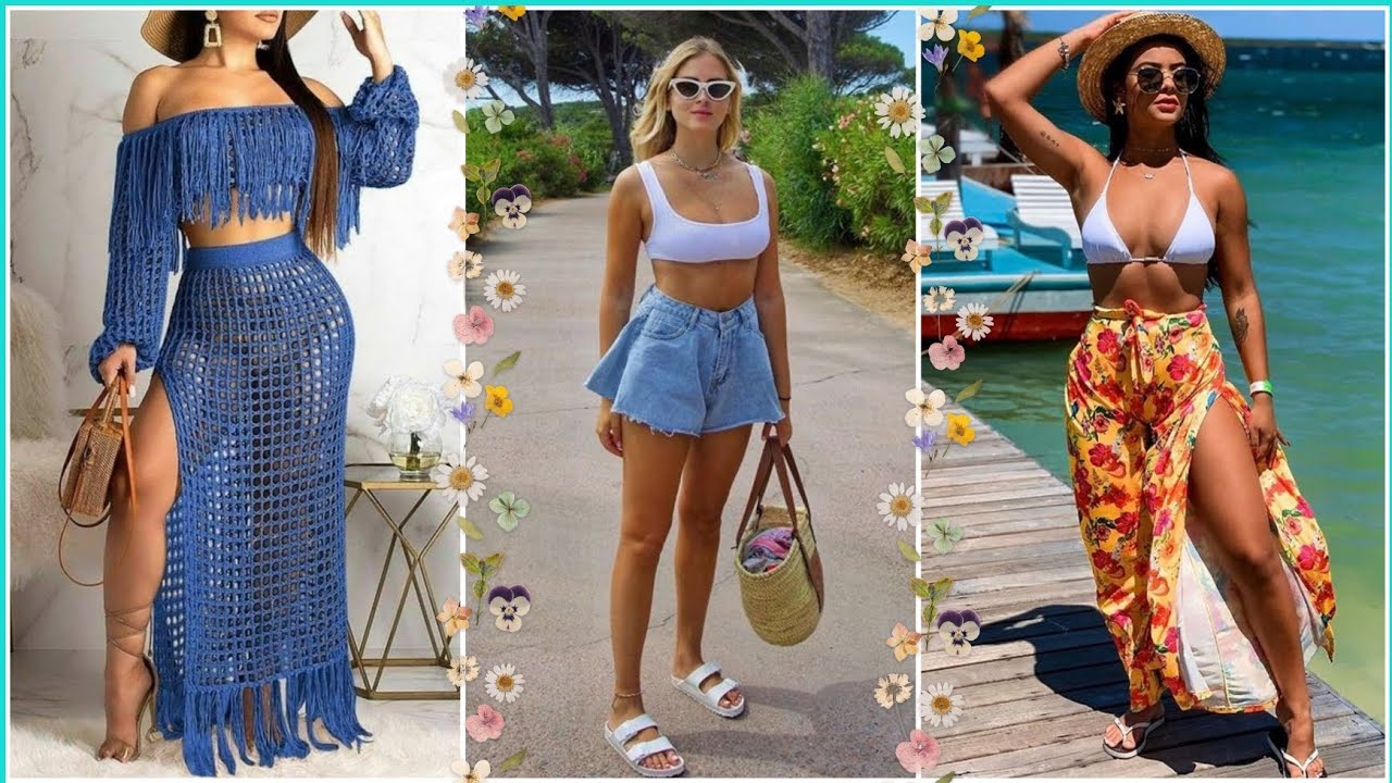 49 Outfits Para Ir A La Playa O La Piscina Sin Perder El Glamour |  