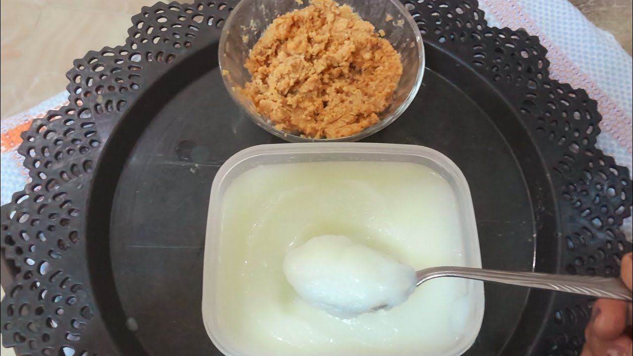 طريقه عمل السمنه البلدى من وش اللبن 👌وهنطلع أجمل مورته 