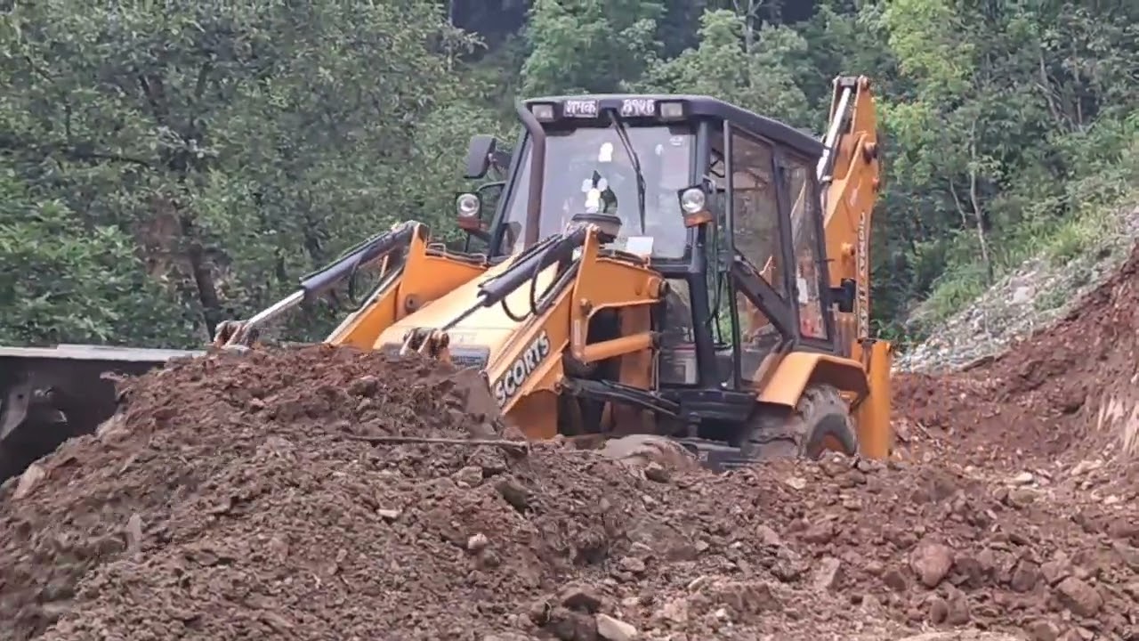 JCB Working hills road