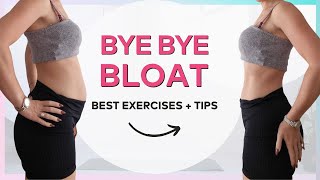 HOW TO REDUCE BLOATING + TOP BELLY EXERCISES TO DE-BLOAT screenshot 5