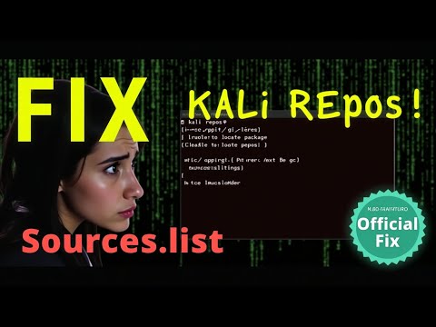 🧩 Fix Kali Linux Repositories (sources.list) | Unable to locate package🔧