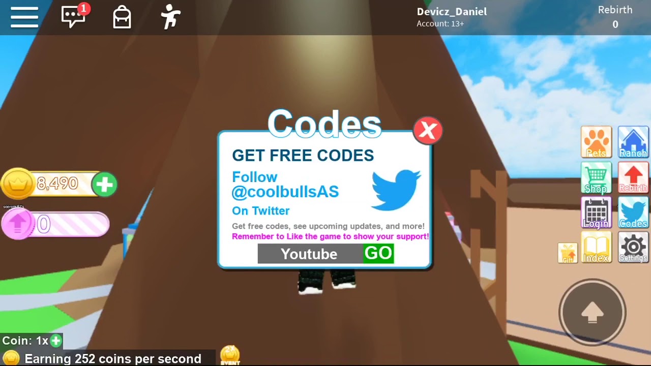 Pet Ranch Simulator Codes - pet codes for roblox dominus lifter