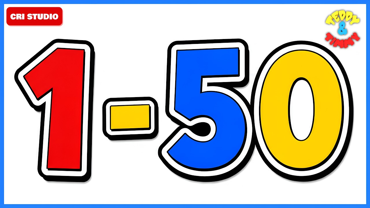 12345 | Number Names | 1 To 10 | 123 Song | Cartoon Video for Kids | Counting Numbers