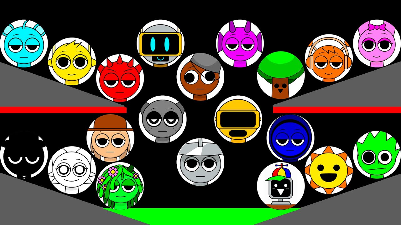 Sprunki Marble Race Tournament In Algodoo — Who Will be The Champion?