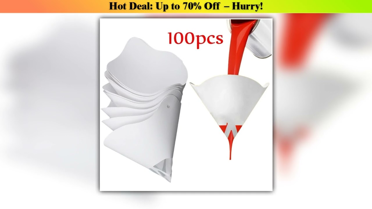 Paint Filter Paper — Best Seller (2025): Paint Filter Paper 10x19 Cm 100 Microns Car