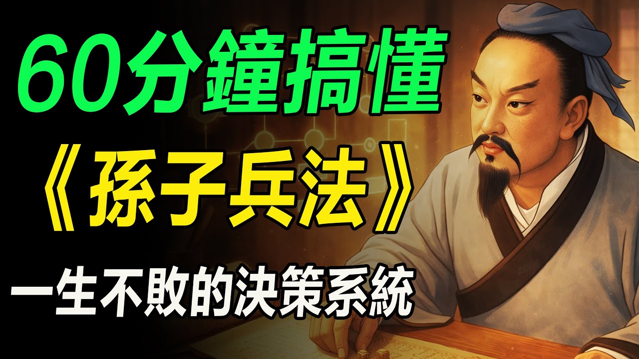 60分鐘搞懂《孫子兵法》：先勝後戰，一生不敗的決策系統！ #孫子兵法  #TheArtOfWar #SunTzu