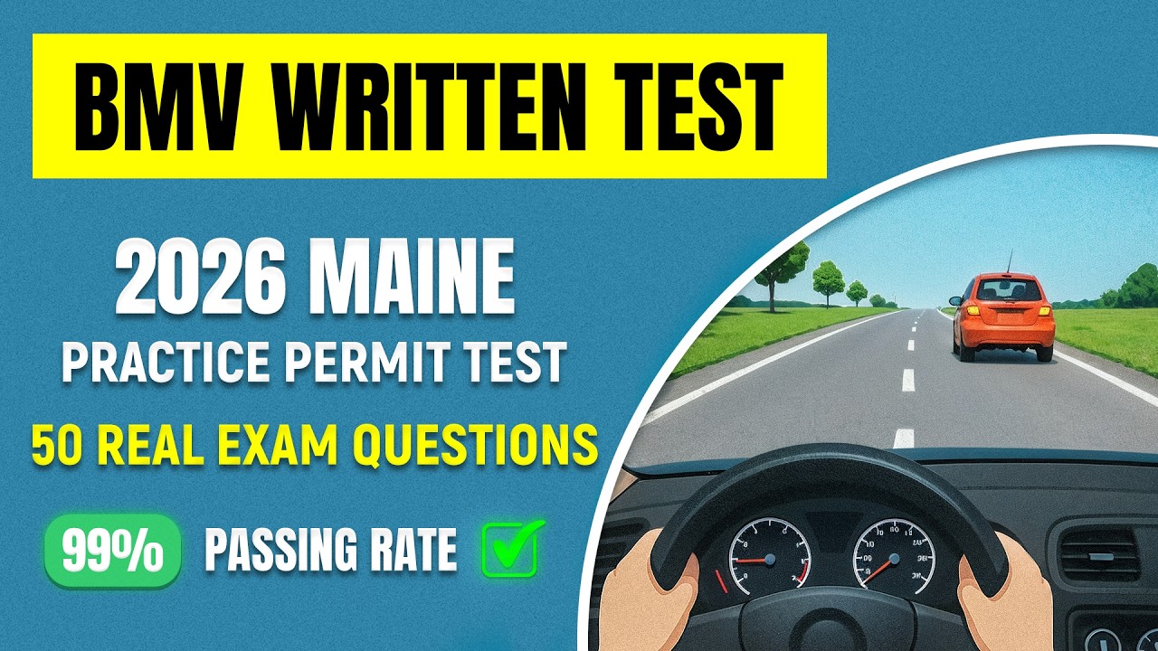2026 Maine BMV Permit Practice Test: Real Questions & Answers to Pass ...