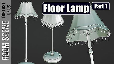 BLENDER: FLOOR LAMP (PART 1: MODELING)