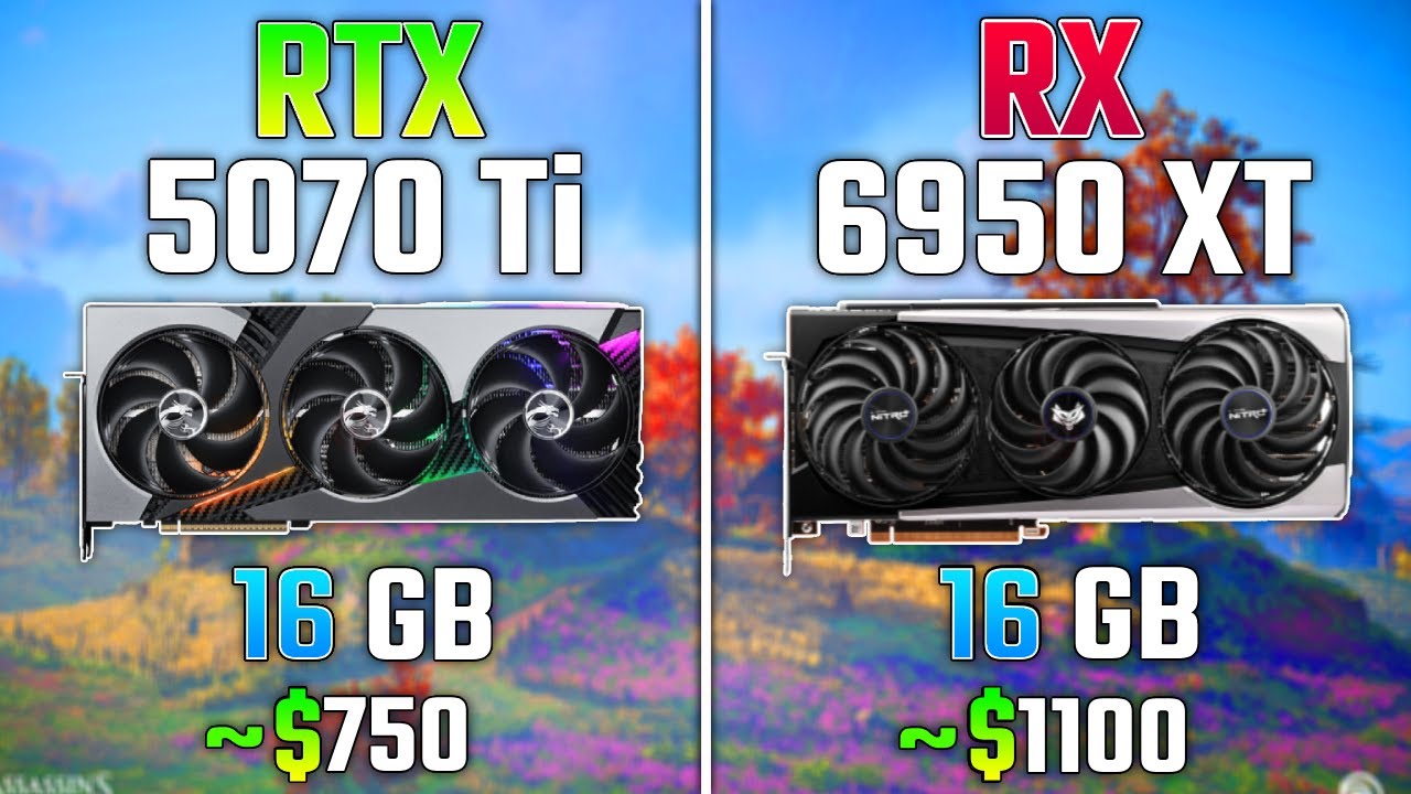 RTX 5070 Ti vs RX 6950 XT | Test in 7 Games