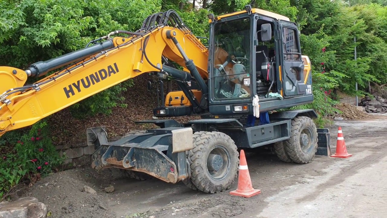 굴삭기 신형 현대HW145 3단붐(쓰리붐) 리뷰..보기에는 08W  장.단점 설명 excavator 掘鑿機  パワーショベル  굴삭기 포크레인 굴착기 원주포크맨