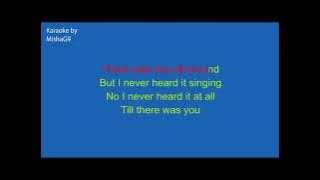 Till there was you - Peggy Lee - KARAOKE