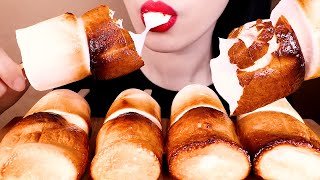 ASMR *RECIPE* ROASTED MARSHMALLOWS eating sounds MUKBANG 구운 마시멜로 디저트 먹방[바삭하고 맛있게 굽는 방법 포함]