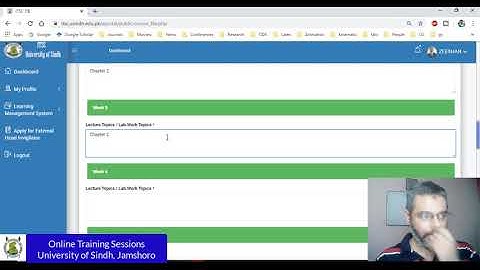 LMS tutorial 5 How to Add Course Contents and Lecture Plan into LMS