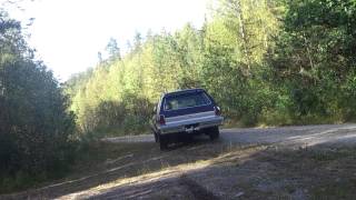 1977 Dodge Aspen gravel peel-out