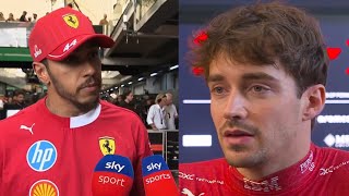 Charles Leclerc & Lewis Hamilton Post Qualifying Interviews | Sao Paulo GP Brazil 2025