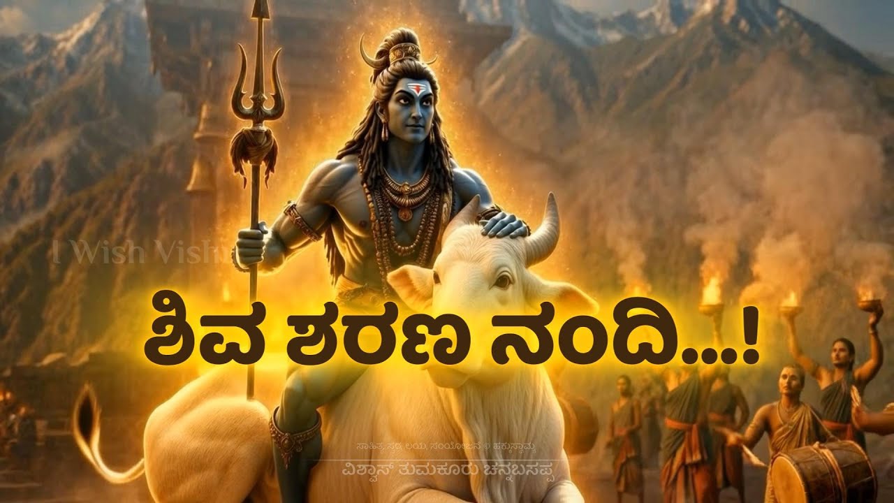 ಶಿವರಾತ್ರಿ | ಶಿವ ಶರಣ ನಂದಿ | ShivaRatri Basava Nandi Special Devotional Song 2026 | #iwishvishu