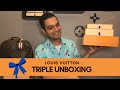 LOUIS VUITTON TRIPLE UNBOXING | Hard to find LV items | LV Haul Unboxing
