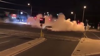 LS1 VY Wagon Goes Full Send On Main Intersection
