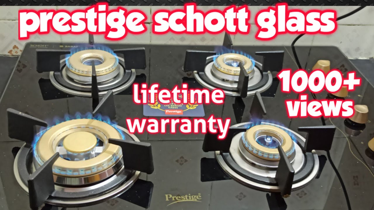prestige schott glass gas stove 4 burner unboxing&review/best gas stove in India/gas stove