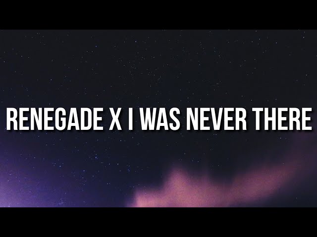 Aaryan Shah x The Weeknd - Renegade x I Was Never There (Sped Up/Lyrics) [TikTok Song] class=