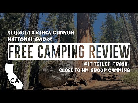 Vidéo: Sequoia Camping - Terrains de camping de Kings Canyon