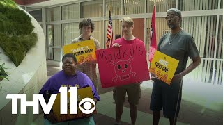 Rally held in Arkansas over federal housing cuts