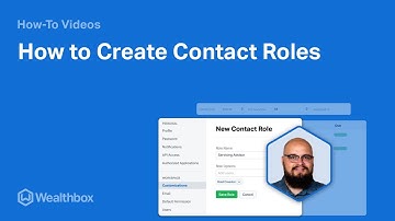 How To Create Contact Roles in Wealthbox