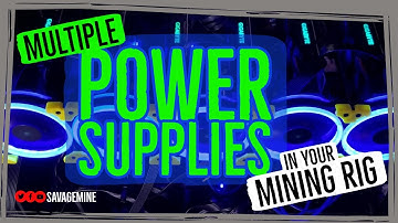 Multiple Power Supplies in One CryptoMining Rig - Sync Powering Up Server and Desktop PSUs