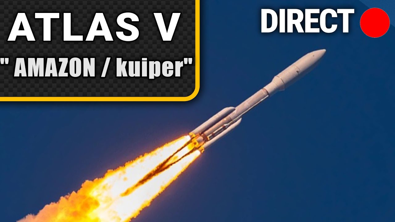 🔴DIRECT: SpaceX lance les satellites d'Amazon ! ( Kuiper / KF-02 )