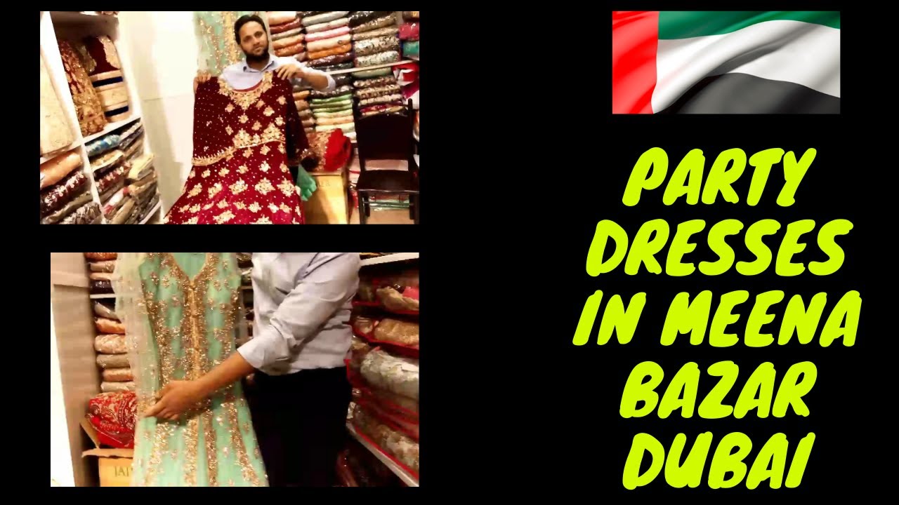 Best Indian Pakistani Party Dresses in Meena Bazar Dubai Stylish dresses 2020 YouTube