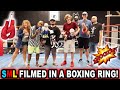 SML FILMED IN A BOXING RING!