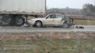 Saint Cloud, MN Freezing Rain & Blizzard Travel Nightmare - 11/18/2016