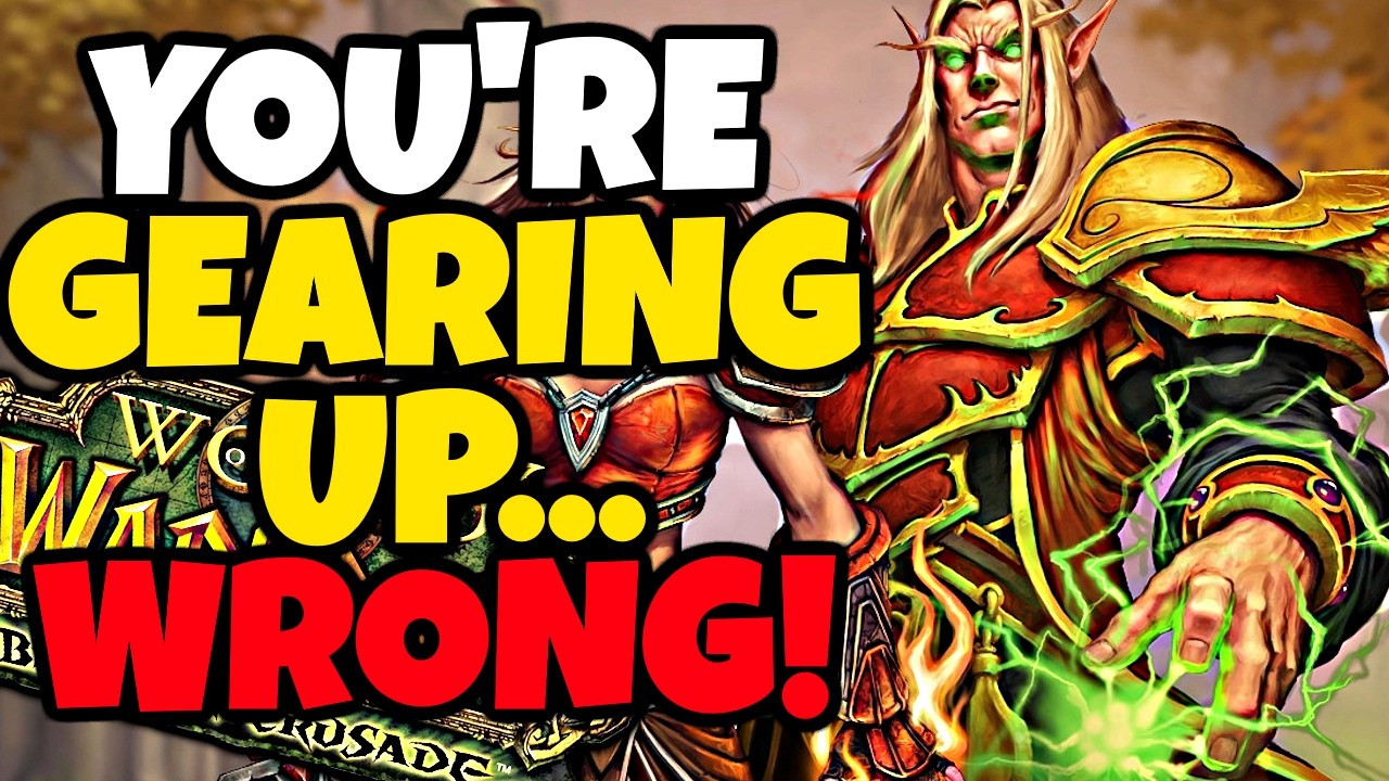 The WRONG Way To Gear Up At Level 70 in TBC Anniversary (Dont' Make A Huge Mistake!)