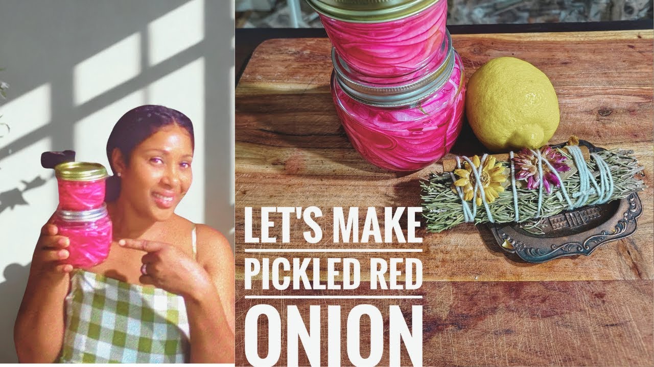 COME LEARN with Me as I PICKLE RED ONION.EASY RECIPE