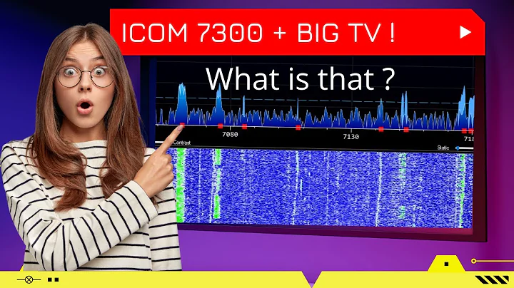 HAM Radio Logging N1MM+ Big Screen Spectrum Display  ICOM IC 7300