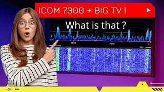 HAM Radio Logging N1MM+ Big Screen Spectrum Display  ICOM IC 7300 screenshot 4