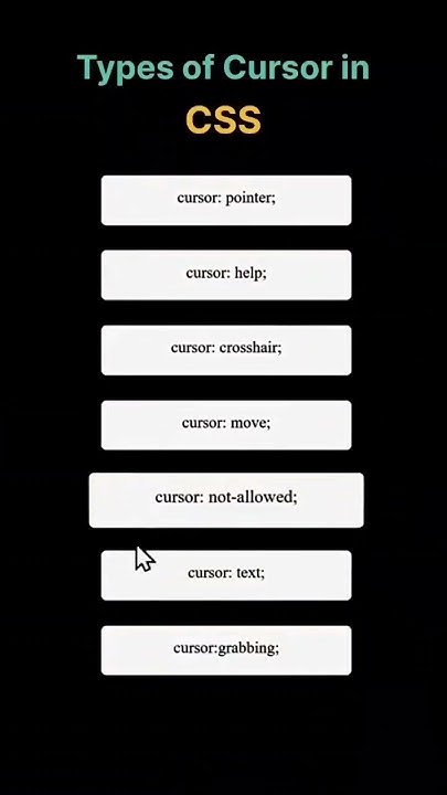 css cursor pointer | css pointer | css cursor | #codelife #webdesign # ...
