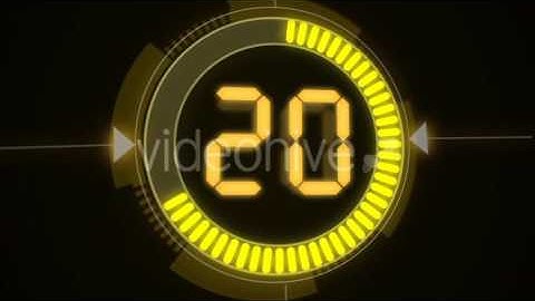 Countdown Motion Graphics Animation