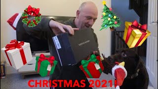 CHRISTMAS MORNING OPENING PRESENTS AND MOST EXCITED DOG 2021
