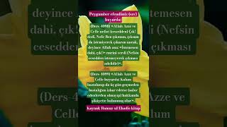 Ders-4098-4099 Allah Azze Ve Celle Nefse Cesedden Çık Dedi. Nefs Ben Çıkmam, Çıksam Da