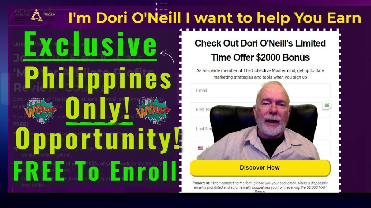 Discover the Secrets to how to earn money in the Philippines | Dori O'Neill | Affiliate Profits