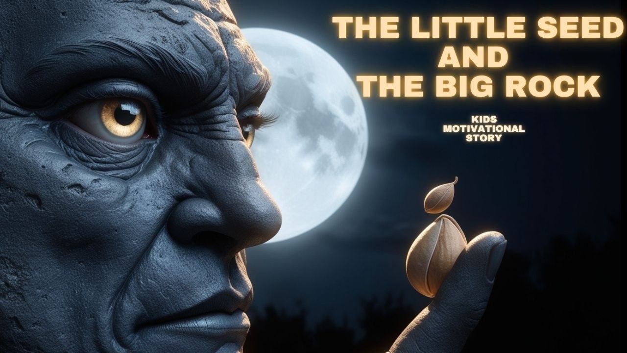 The Little Seed and the Big Rock | kids Motivational story | Moral ...