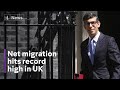 Uk net migration hits record high